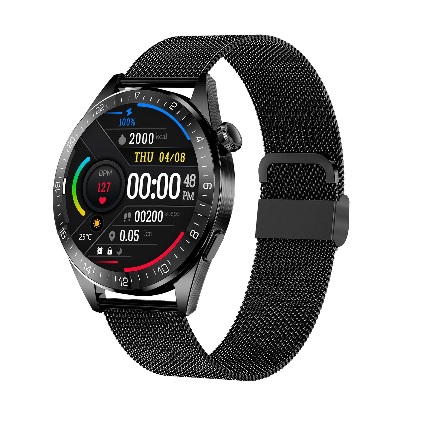 New WATCH Smart WATCH heart rate monitoring Sports & Entertainment AI intelligent voice cross-border hot