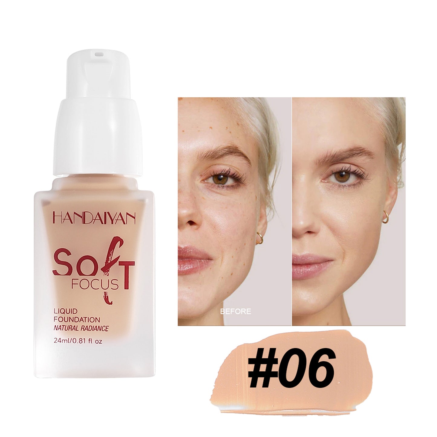 Shop Handaiyan Liquid Foundation Concealer at USAve Merchandise. Long-lasting non-dry European style foundation. Free shipping over $50!
