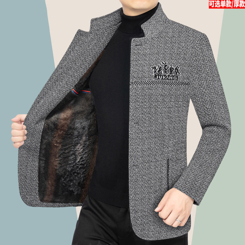 Casual suit men's suit jacket thin new high-end Four Seasons leisure spring and autumn single blouse Western style suit