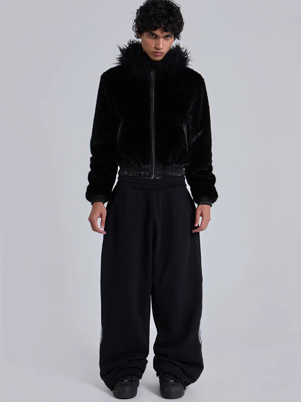 Shop 2026 Wide-Leg Printed Cotton High Waist Sweatpants at USAve Merchandise. Versatile hip hop style pants. Free shipping over $50!