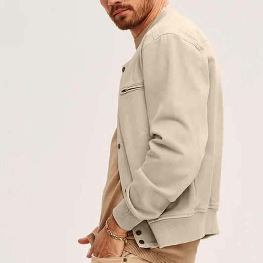 Cross-border European and American style men's clothing jacket 2026 New Amazon hot sale men's casual tops wholesale foreign trade
