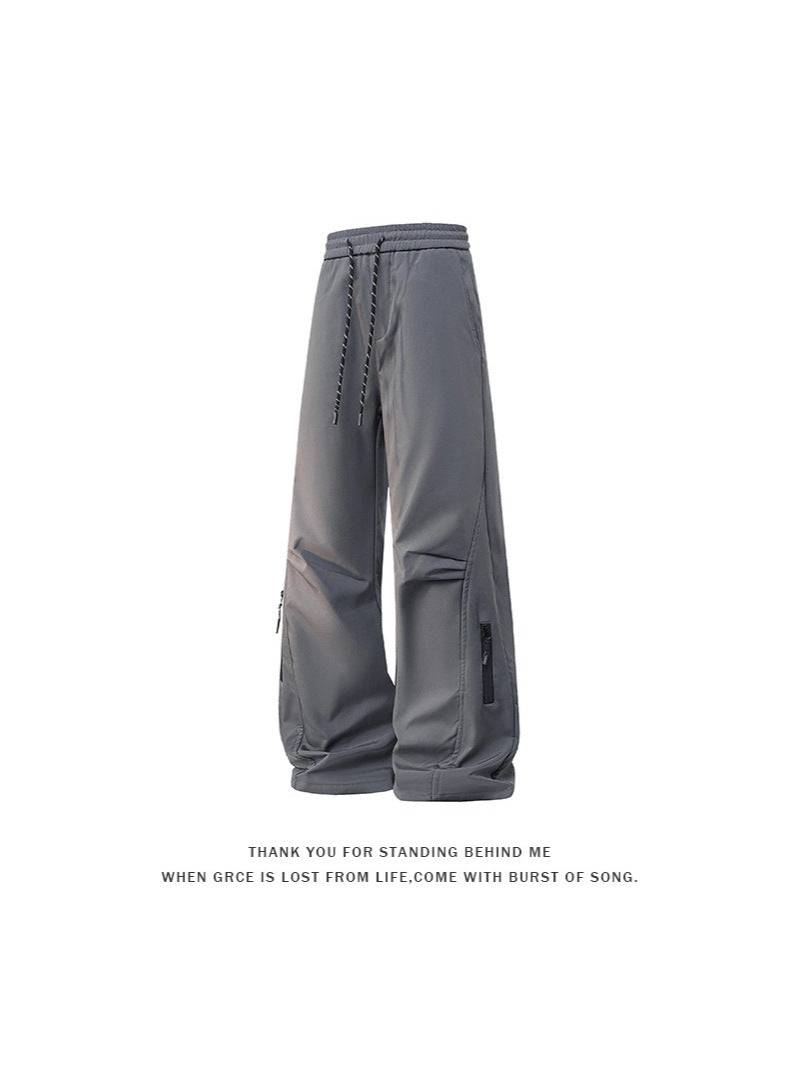 Men's outdoor sports casual pants trousers cross-border 2026 spring new oversized cargo pants straight-leg pants men's pants fashion