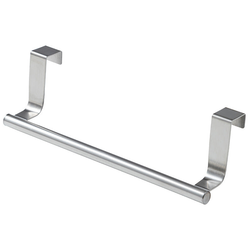 Cross-border punch free towel rack kitchen hanger cabinet storage door back in stock rag rack gloves storage rack