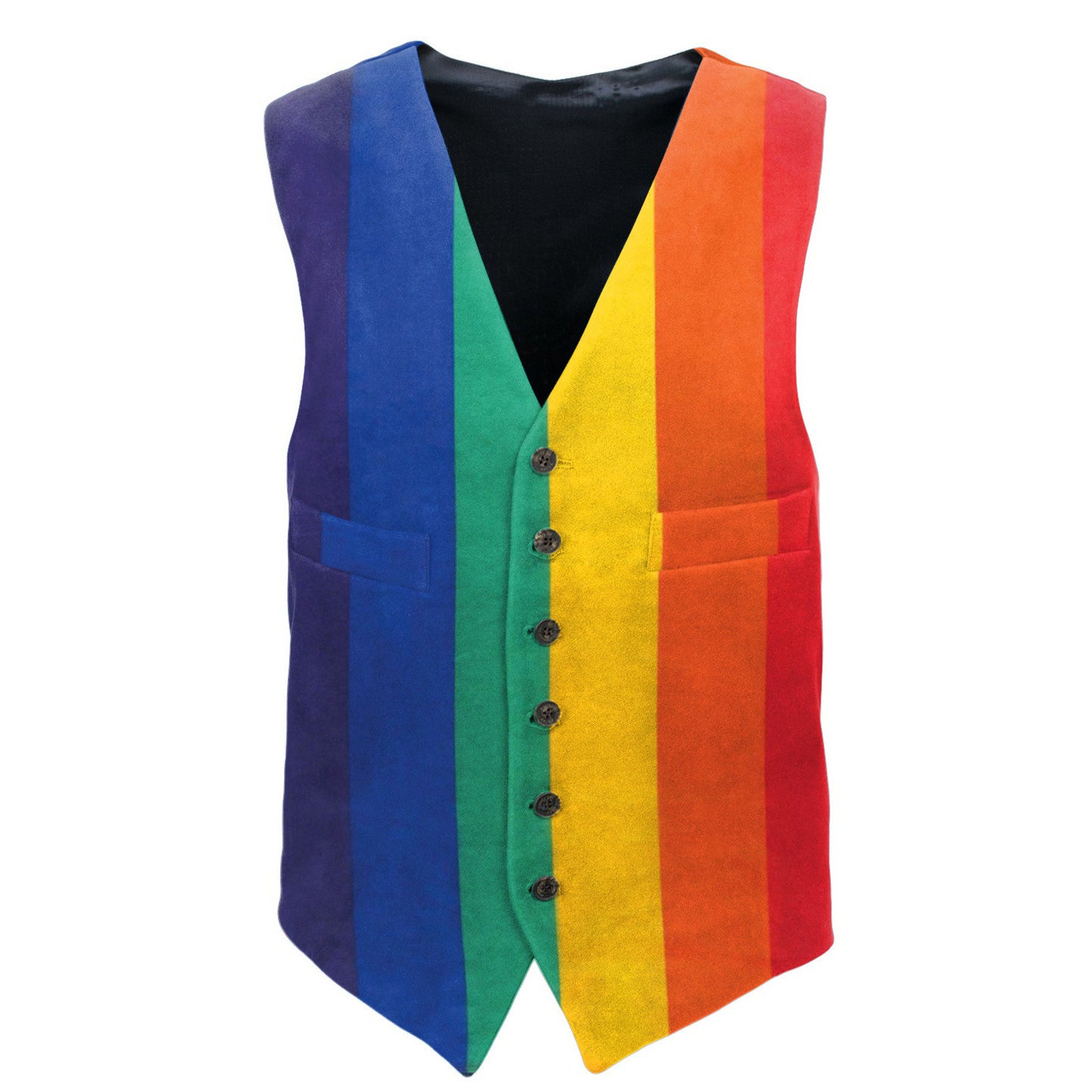 2026 European and American new men's wear slant-cut bottom casual geometric color Four Seasons slim single-breasted men's waistcoat