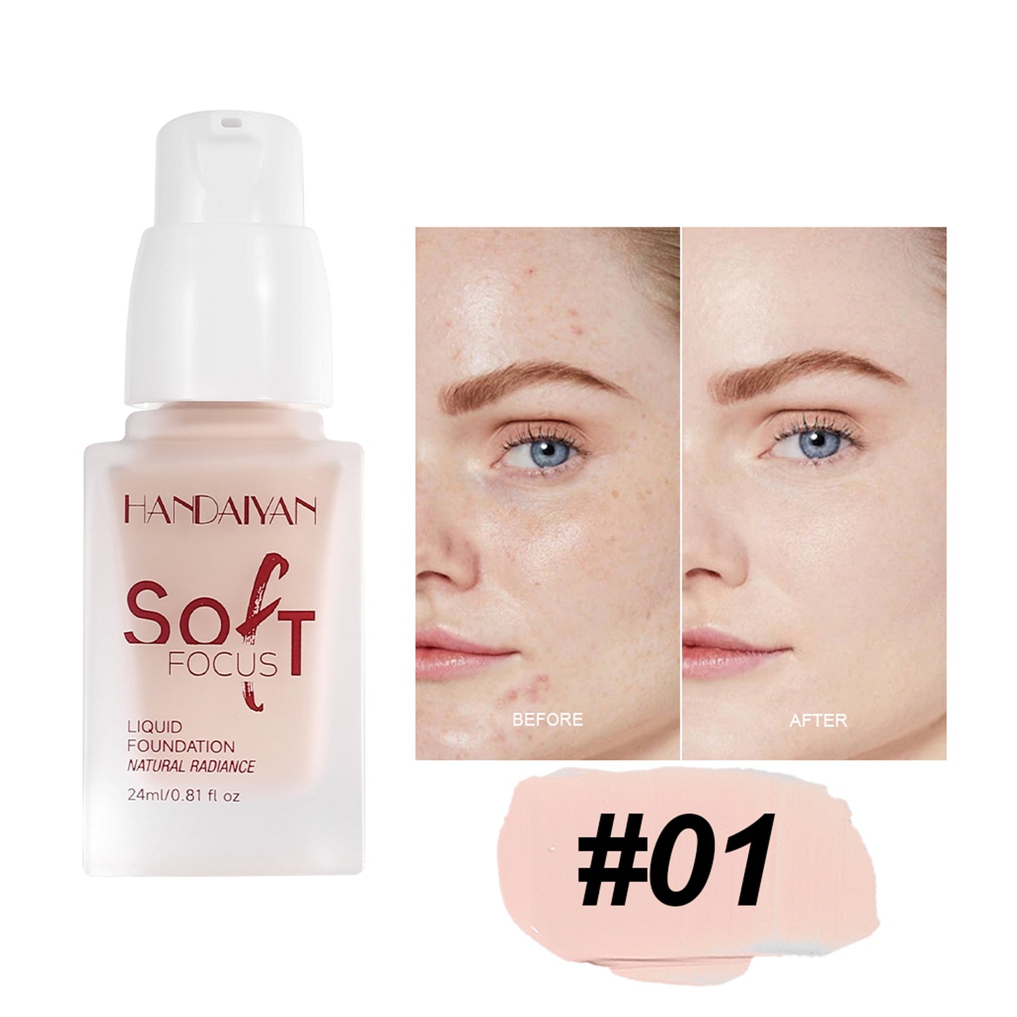 Shop Handaiyan Liquid Foundation Concealer at USAve Merchandise. Long-lasting non-dry European style foundation. Free shipping over $50!