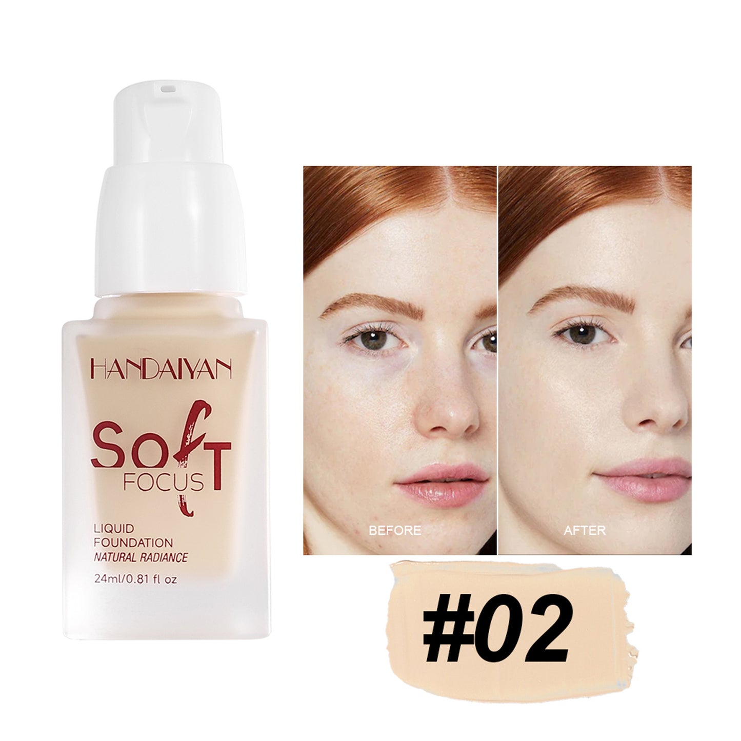 Shop Handaiyan Liquid Foundation Concealer at USAve Merchandise. Long-lasting non-dry European style foundation. Free shipping over $50!