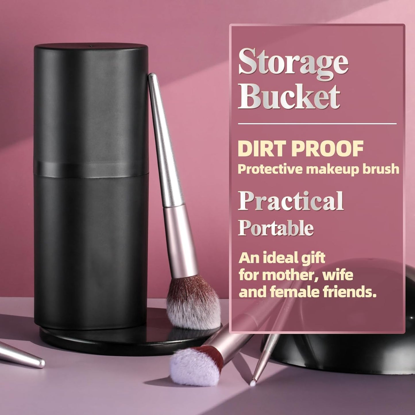 Cross-border factory 18 champagne gold makeup brushes cosmetics Amazon beauty tools eye shadow powder foundation brush brush suit
