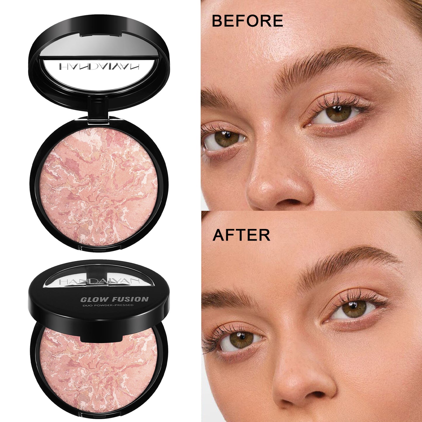 Shop Handaiyan Highlight Repair Finishing Powder at USAve Merchandise. Pearlescent oil control baked powder cake. Free shipping over $50!