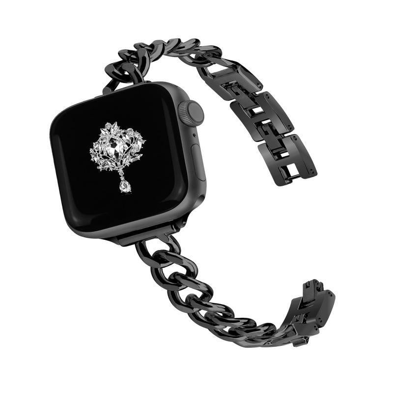 Cross-border hot single circle metal chain suitable for applewatchs9 Apple strap 10/9/8/7/6/5/4