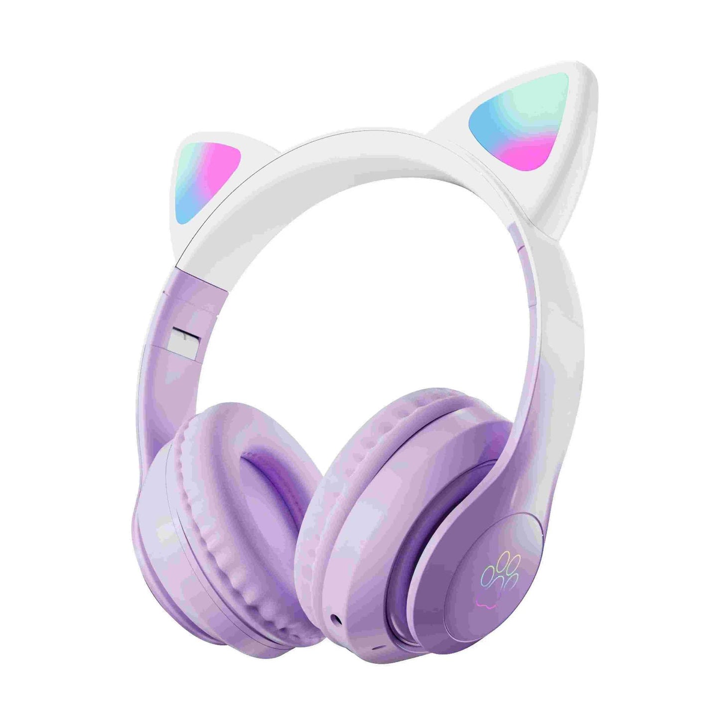 Cross-border new arrival gradient color 28 PRO cat ear Bluetooth headphone head-mounted wireless sports student gaming headset