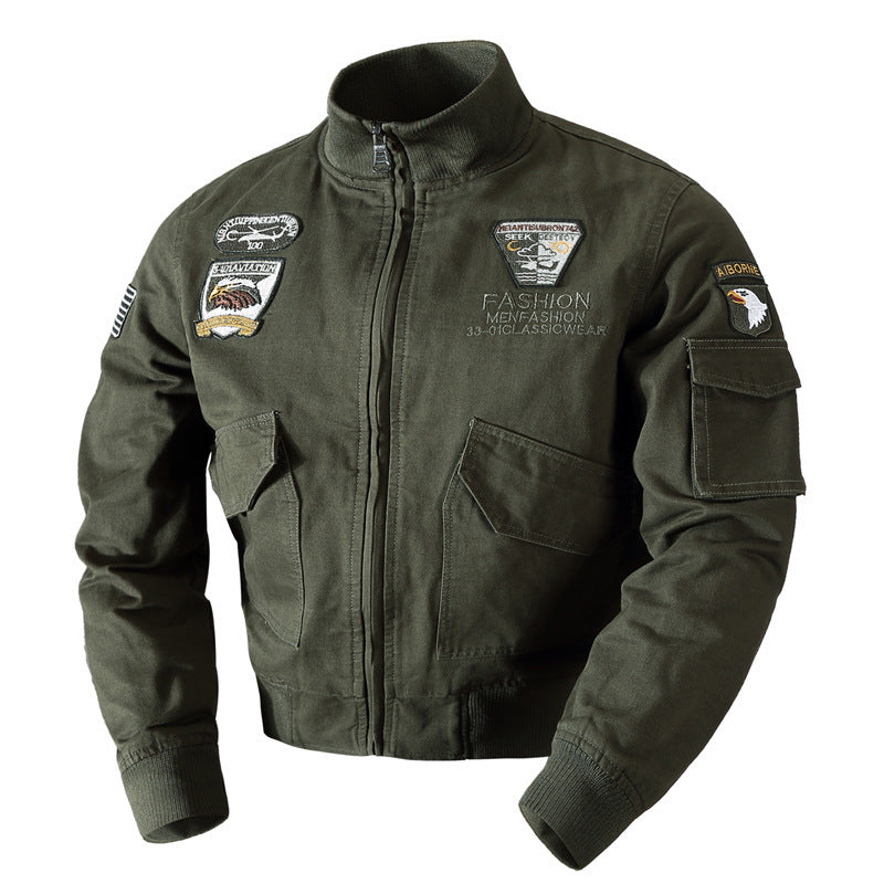 Fall 2026 Air Force ma1 pilot jacket men's thin youth casual military uniform spring and autumn workwear coat fashion brand