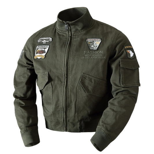 Fall 2026 Air Force ma1 pilot jacket men's thin youth casual military uniform spring and autumn workwear coat fashion brand