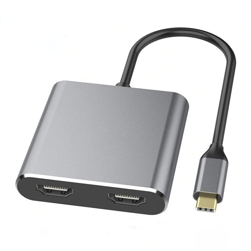 Cross-border typec to 4-in-1 dual hdmi 3.0usb pd HD Macbook same display Dual Screen hub converter