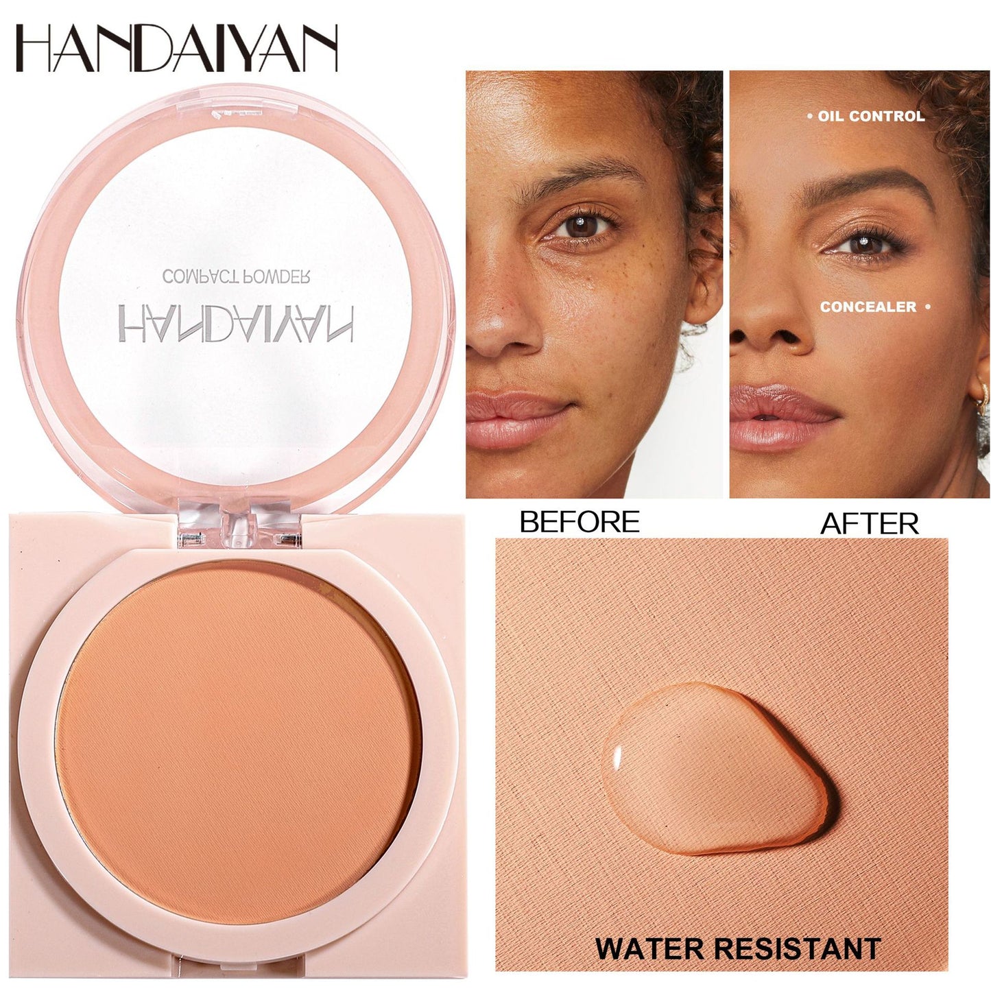 Shop Handaiyan Finishing Powder Concealer Cake at USAve Merchandise. Long-lasting oil control waterproof makeup. Free shipping over $50!