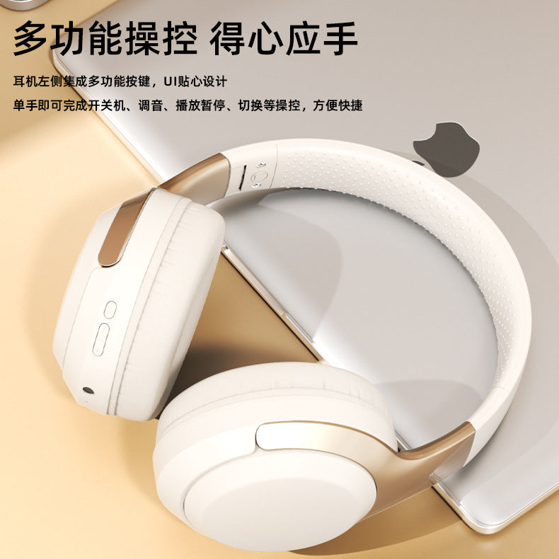 Cross-border new arrival headset with microphone HIFI sound quality ultra-long life battery wireless Bluetooth headset in stock