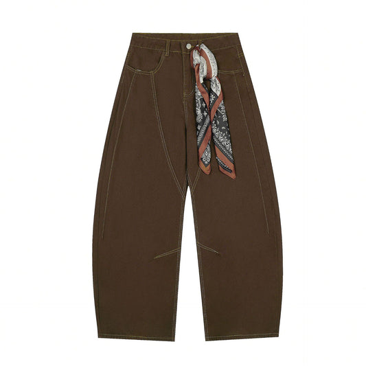 Shop Jiayiku 2026 American Machete Pants at USAve Merchandise. Vintage jeans silk scarf wide-leg style. Free shipping over $50!