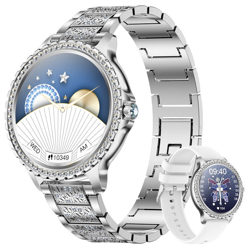 Smart watch ladies fashion good-looking health monitoring heart rate blood pressure Sports running wristband cross-border wholesale