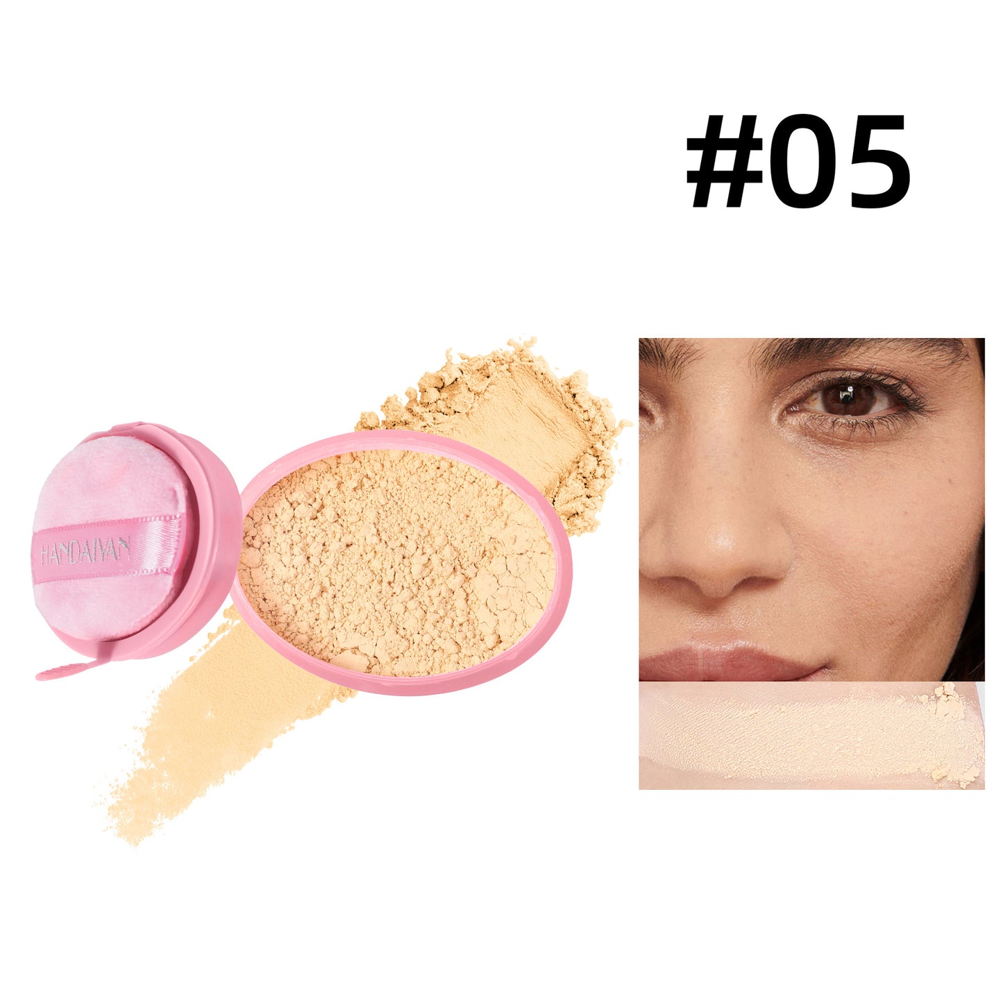 Shop Handaiyan Finishing Powder at USAve Merchandise. Oil control waterproof matte concealing face powder. Free shipping over $50!