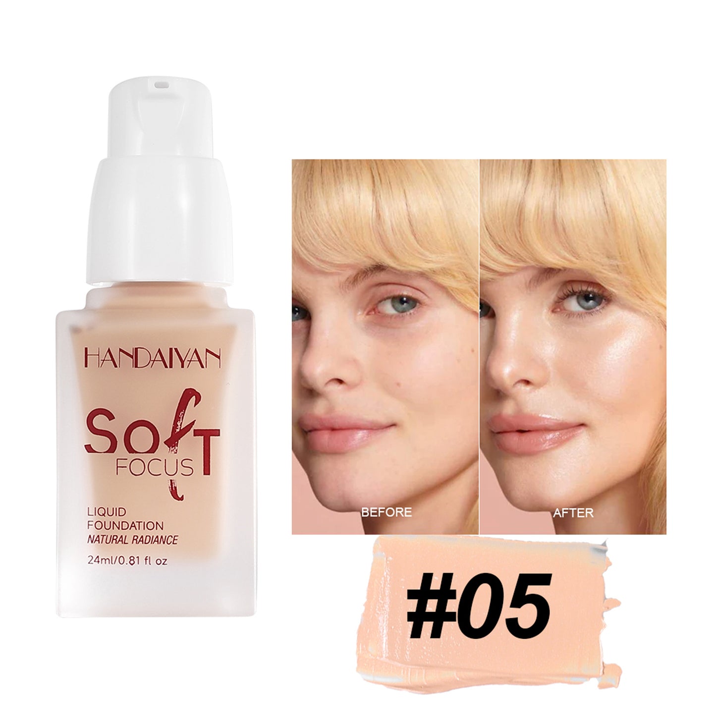 Shop Handaiyan Liquid Foundation Concealer at USAve Merchandise. Long-lasting non-dry European style foundation. Free shipping over $50!
