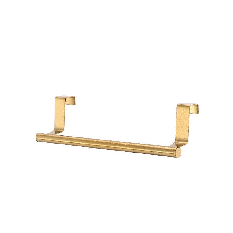 Cross-border punch free towel rack kitchen hanger cabinet storage door back in stock rag rack gloves storage rack