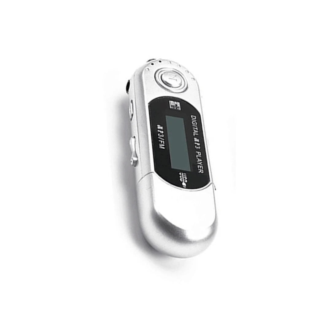 Mini MP3 Player USB 2.0 Small Flash Drive Multilanguage LCD Music Player with 3.5mm Audio Jack Automatic Shutdown High Quality
