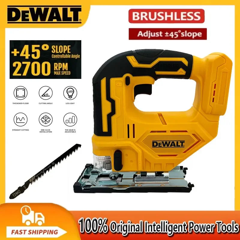 Dewalt 2700RPM Brushless Curve Saw 20V Cordless Electric Jig Saw Portable Multifunction Adjustable Woodworking Power Tool