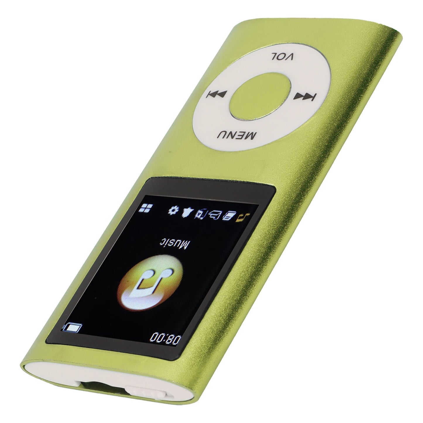 Aluminum Alloy MP3 Player Stylish Multifunctional Lossless Sound Slim 1.8 Inch LCD Screen Portable MP3 Music Player