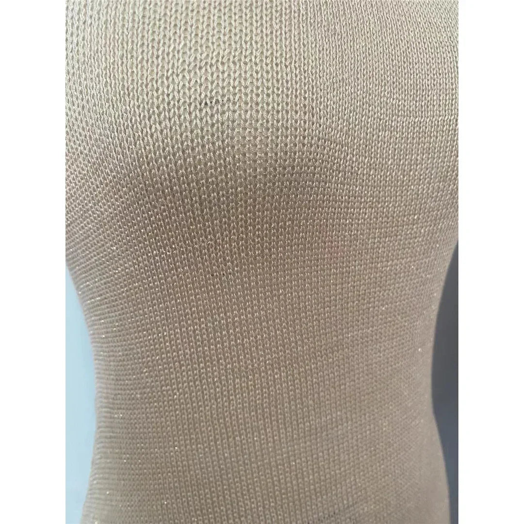 Women Cover Ups Sexy Hollow Out Dresses Spliced Sleeveless Split Maxi Dress Sling Backless Knit Y2k See Through Bodycon
