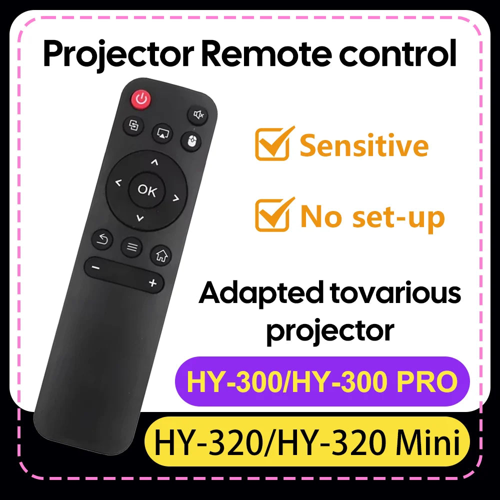 remote control HY300 PRO Remote Control Compatible With HY-300 PRO/320 MINI Projector
