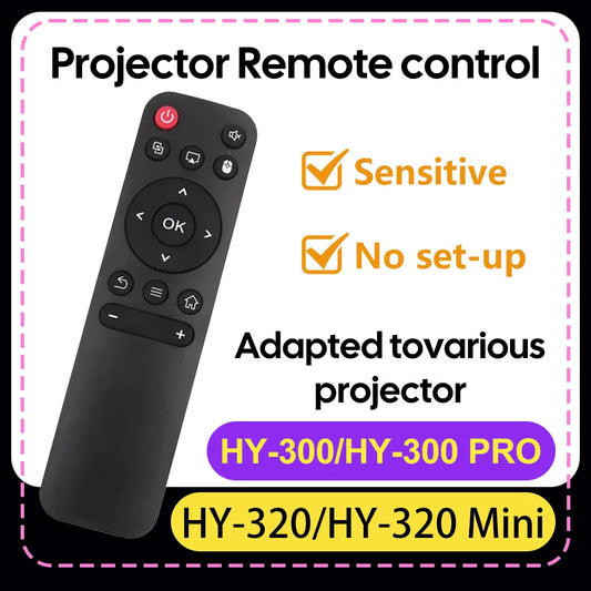 remote control HY300 PRO Remote Control Compatible With HY-300 PRO/320 MINI Projector
