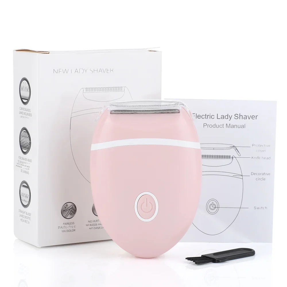 Women's 3 in 1 Shaver Electric Mini Washable Razor Special Hair Removal Equipment for Whole Body Leg Armpit Intimate Area