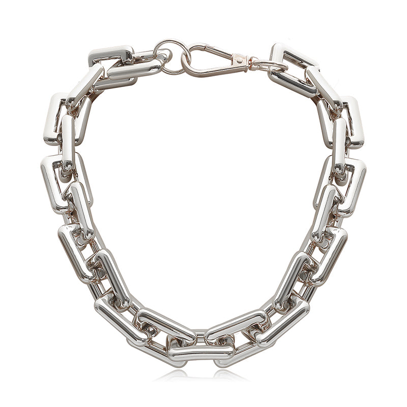 Punk Hip Hop Choker Chunky Chain Necklace Statement Fashion Charm Jewelry