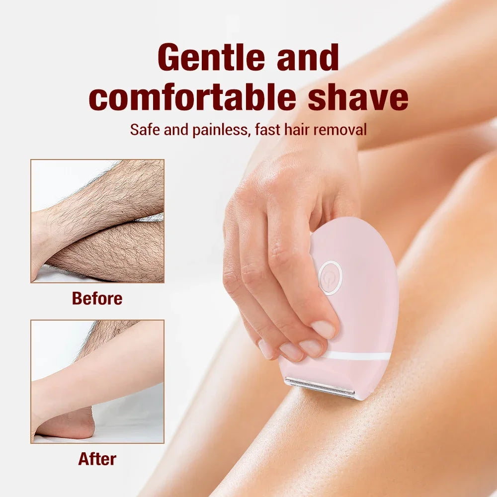 Women's 3 in 1 Shaver Electric Mini Washable Razor Special Hair Removal Equipment for Whole Body Leg Armpit Intimate Area