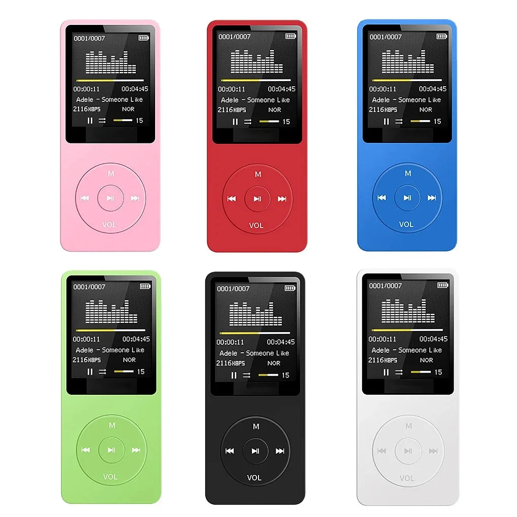 Bluetooth-compatible Mp3 Music Player Lossless Portable Fm Radio External Ultra-thin Student Sports Walkman Mp3 Player Recorder