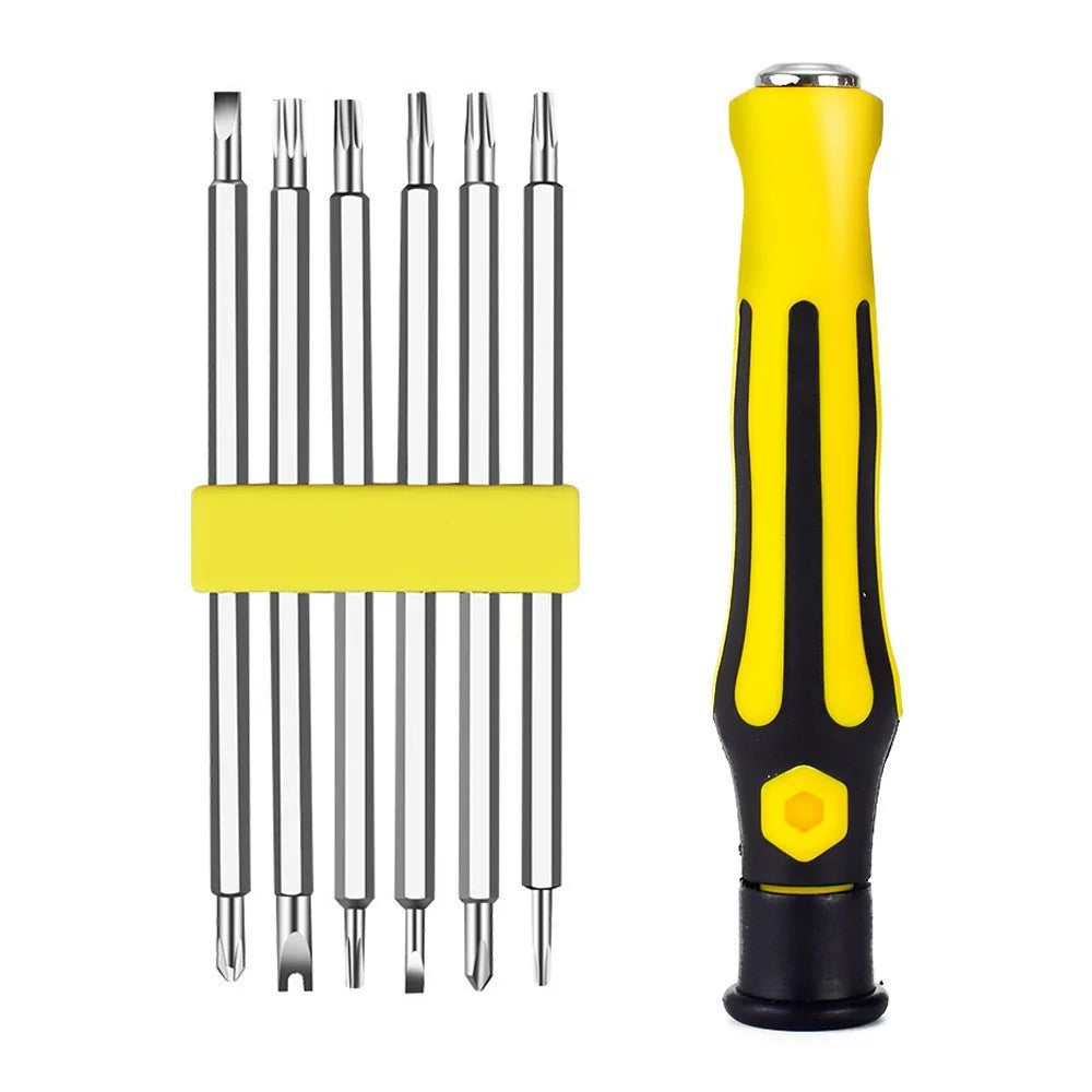 12 in 1 Screwdriver Set Cross Flat Bits Multifunction Precision Tool for Home Maintenance