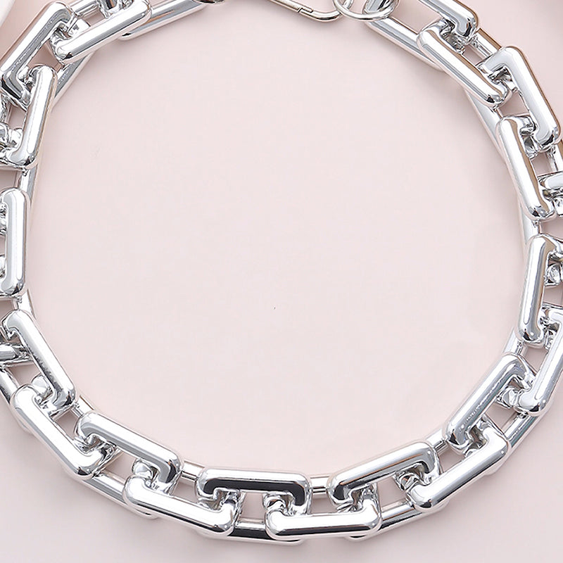 Punk Hip Hop Choker Chunky Chain Necklace Statement Fashion Charm Jewelry
