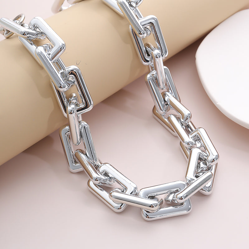 Punk Hip Hop Choker Chunky Chain Necklace Statement Fashion Charm Jewelry