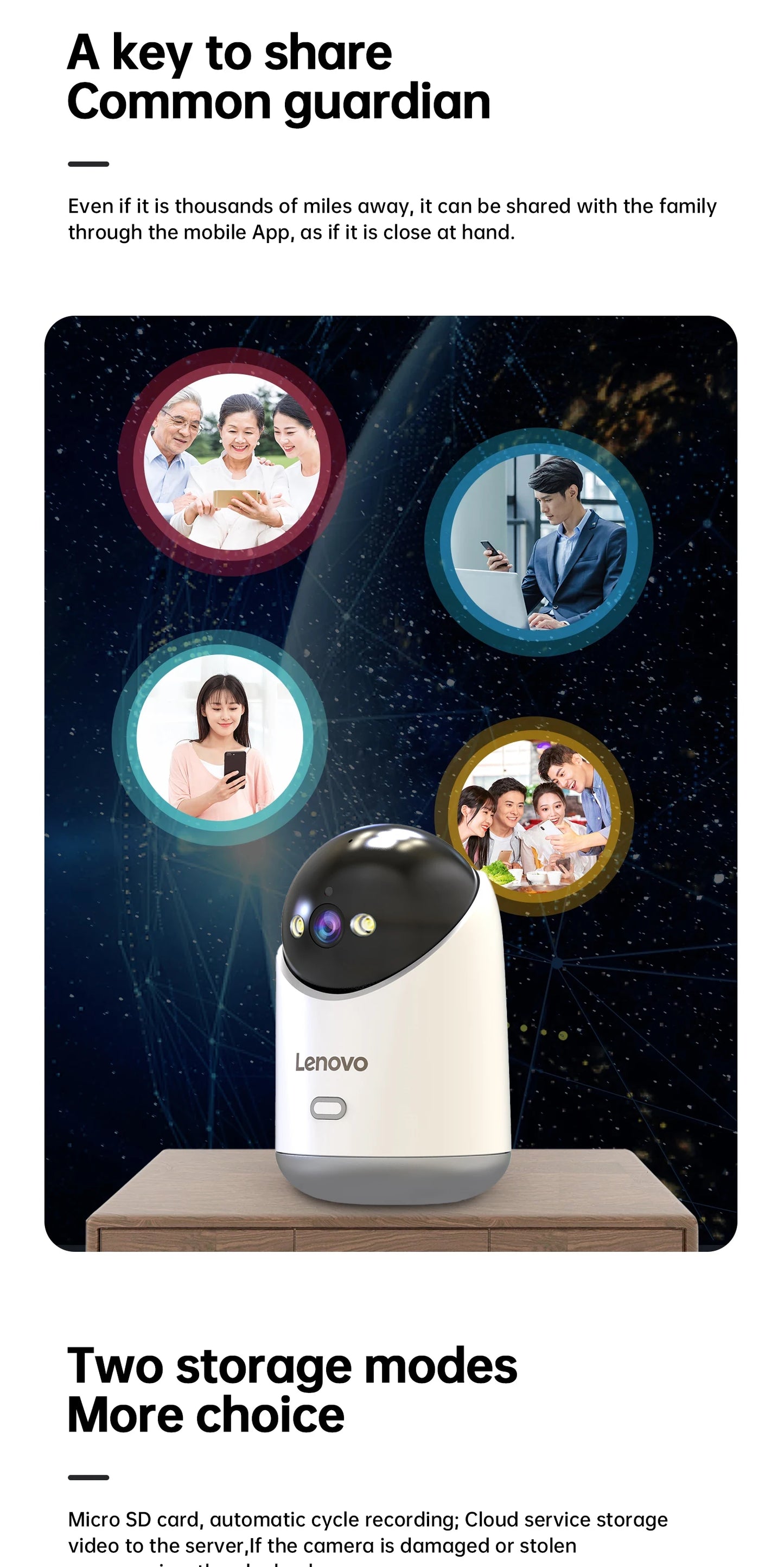 Lenovo 3MP 5G WiFi Smart Mini PTZ IP Camera Indoor Home Wireless Auto Tracking CCTV Surveillance Camera Security Baby Monitor