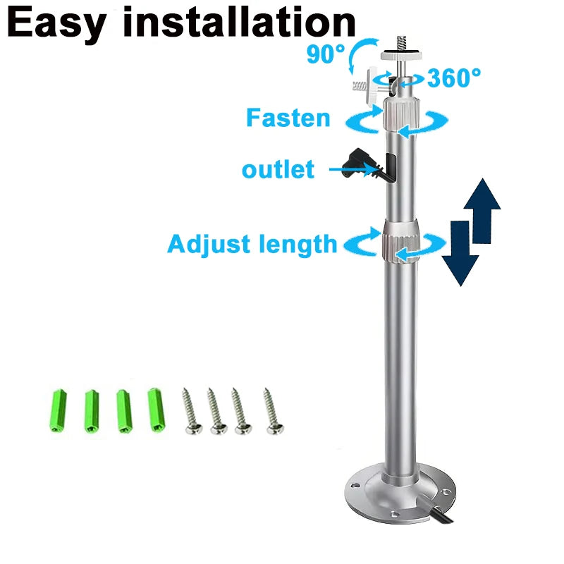 Universal projector 1/4 screw hole ceiling tripod, 360 degree extendable wall bracket, suitable for HY300, HY320mini，HY260 PRO+