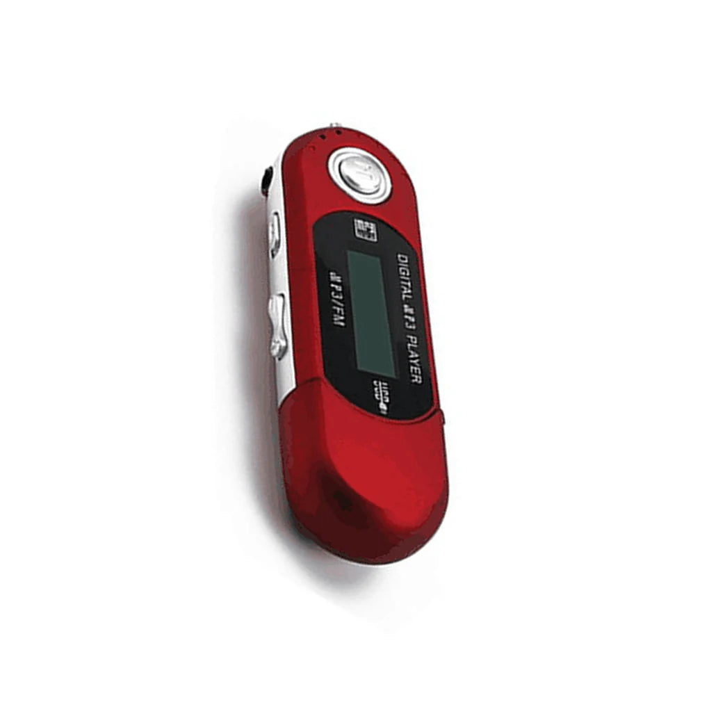 Mini MP3 Player USB 2.0 Small Flash Drive Multilanguage LCD Music Player with 3.5mm Audio Jack Automatic Shutdown High Quality