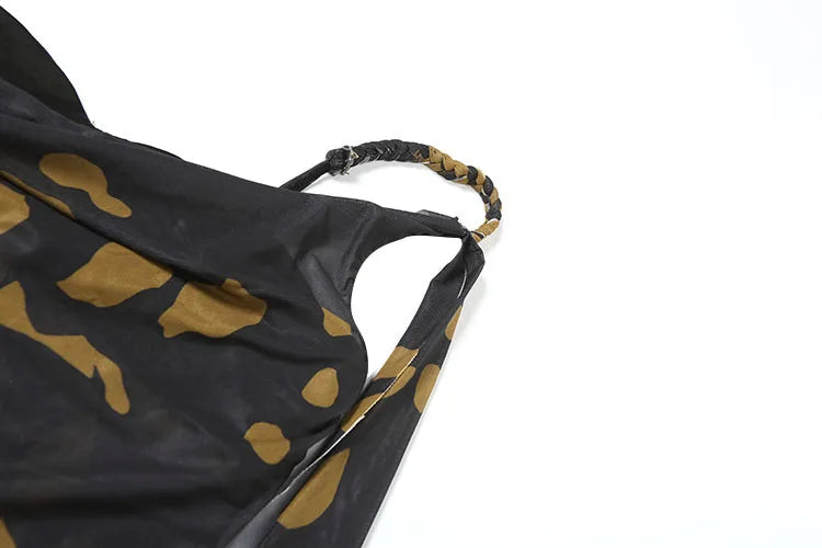 Sisterlinda Aesthetic Panelled Dresses Elegant Slash Neck Woven Strap Ribbons Side Split Maxi Bodycon Female Party New Vestidos