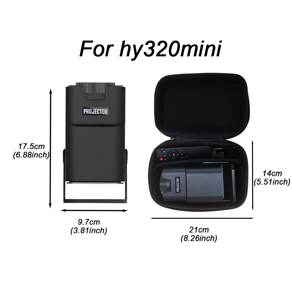 Projector Accessories Storage Box Protective Case For Original HY300 PRO HY320mini Projector Portable X8 X8III Case Shell