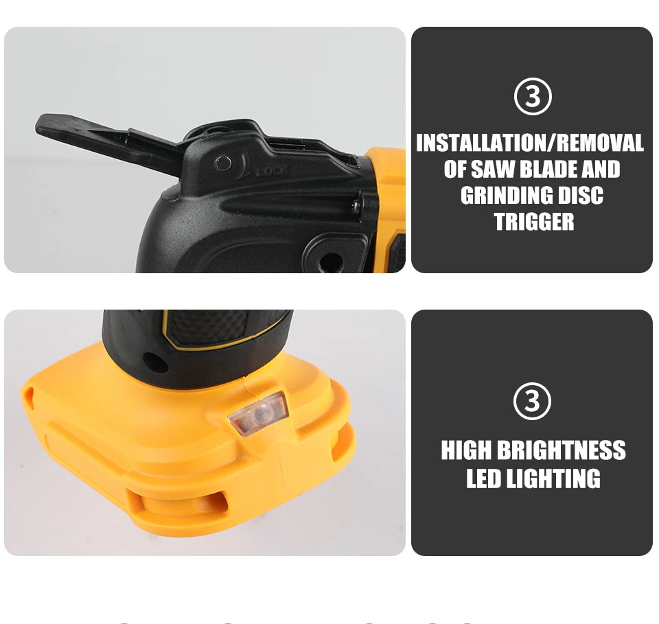 Dewalt New Quick release Brushless Oscillating tool Multi functional tool Renovator Electric trimmer  for Dewalt 20V Battery