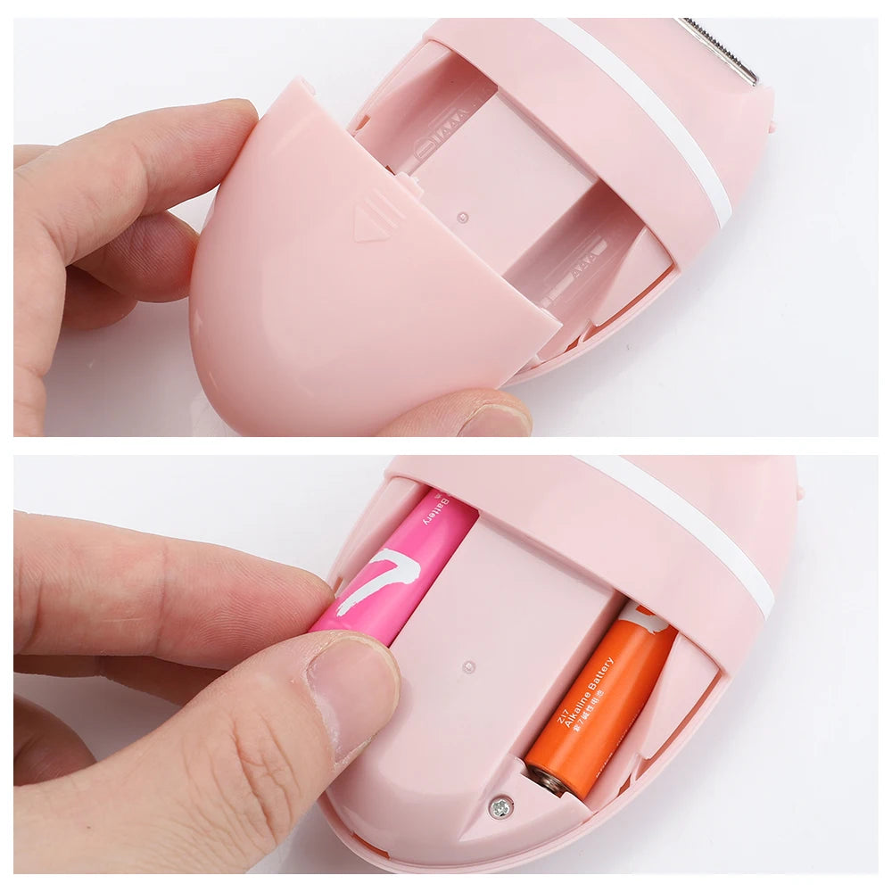 Women's 3 in 1 Shaver Electric Mini Washable Razor Special Hair Removal Equipment for Whole Body Leg Armpit Intimate Area