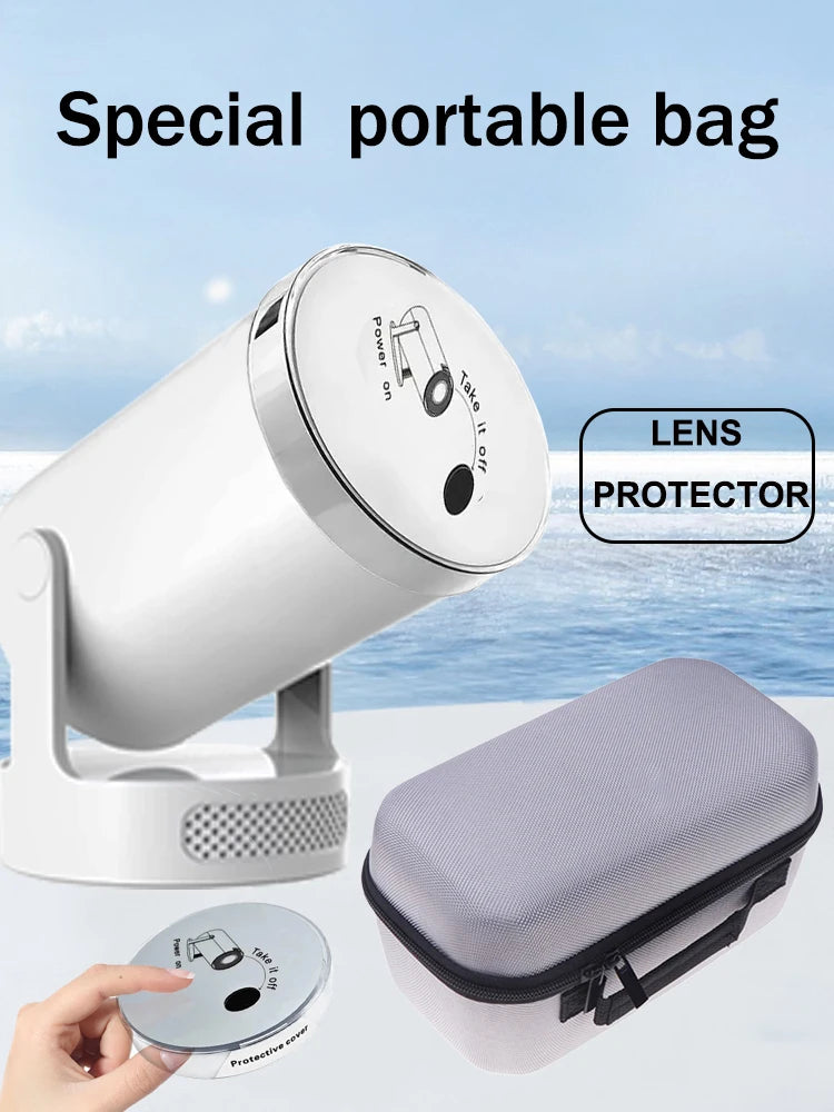 DITONG Universal Projector Carry Bag for HY300 Pro HY300 Ultra Mini Protective Travel Storage Case Multi-Functional Handle Pouch